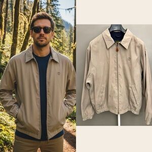 Vintage Temsberland Y2K 2002 Weathergear Men's Collard Oversized Jacket. Large